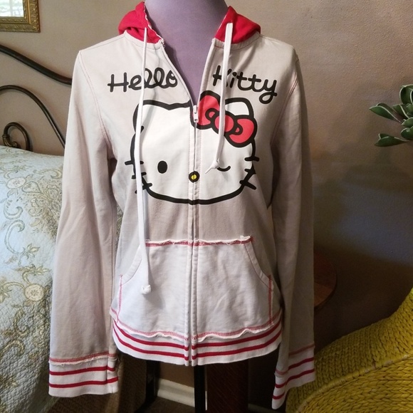 plus size hello kitty hoodie